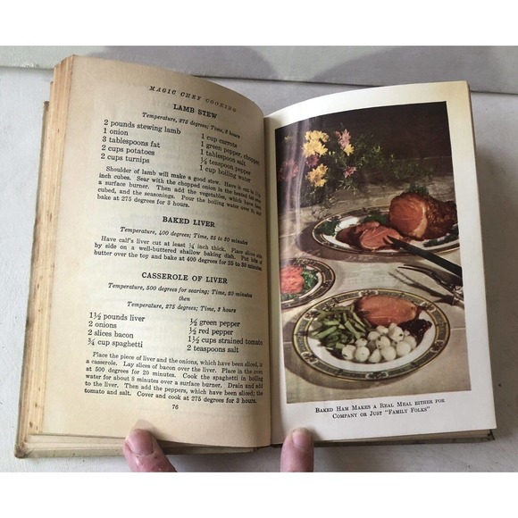 Vintage 1934 Magic Chef HC Cookbook Illustrated American Stove Lorain Oven Dial - Picture 10 of 12